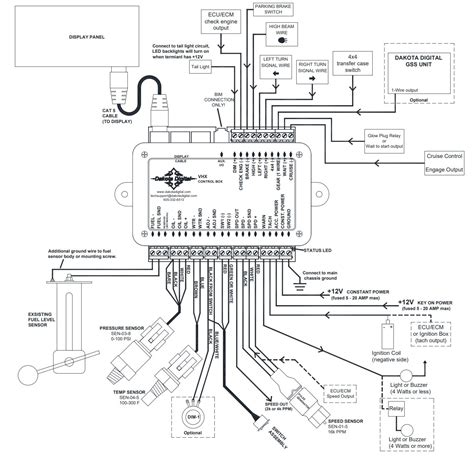 dakota digital series  wiring diagram