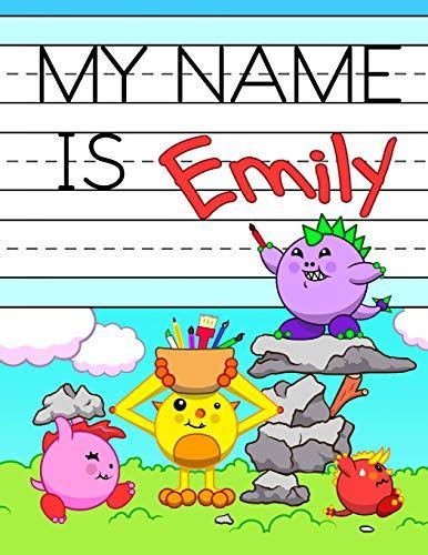 emily personalized primary tracing workbook  https