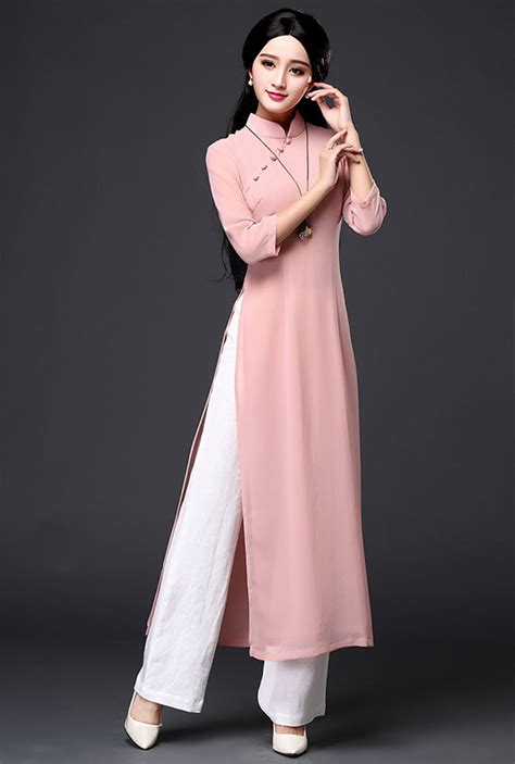 44 Ao Dai Vietnamese Dress Women Pictures Skirt For