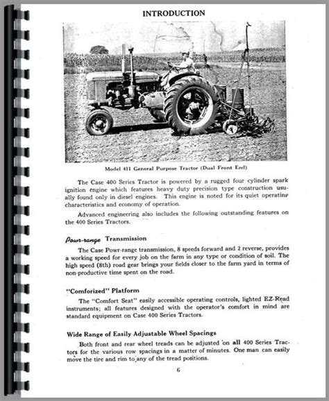 case  tractor operators manual