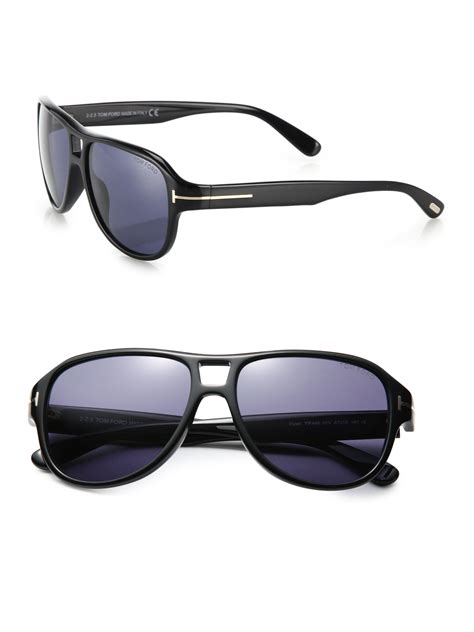 tom ford black aviator sunglasses