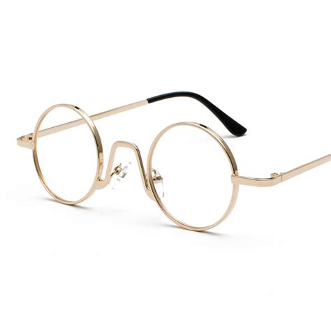 6 99 peekaboo woman small glasses frame men vintage 2019 gold retro