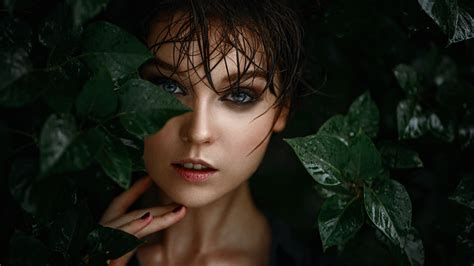 Face Portrait Women Model Olya Pushkina Wallpaper Resolution