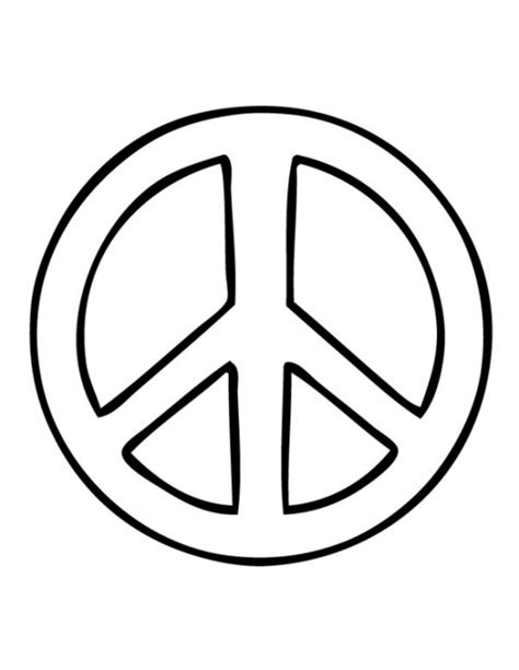 printable peace signs clipartsco