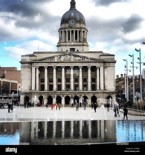 nottingham city centre  res stock photography  images alamy