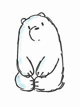Bare Bears Bear Ice Coloring Pages Sketch Drawing Cartoon Tumblr sketch template