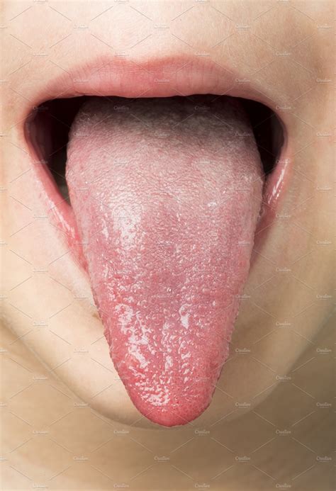 human tongue protruding   tongue human  portrait