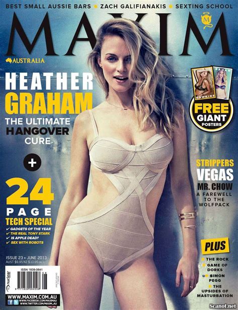 Heather Graham Maxim Australia Magazine June 2013