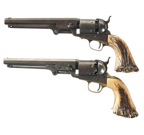 collector s lot of two colt model 1851 navy percussion revolvers with