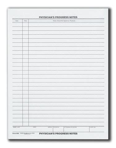 images  printable blank progress notes template medical