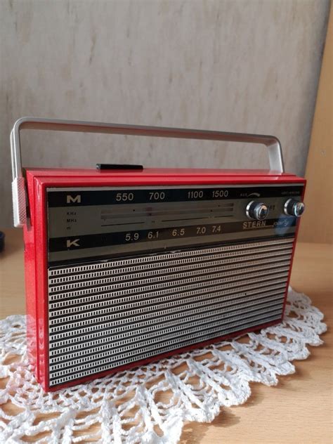 stern party kofferradio vom veb stern radio berlin empfaenger fuer kurz und mittelwelle