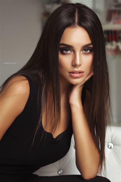 Model Anastasia Photo By Nikolas Verano Brunette Beauty