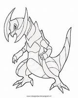 Pokemon Coloring Haxorus Hydreigon Pages Template Frogadier sketch template
