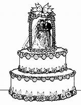 Cake Wedding Coloring Pages Awesome Cakes Color Print Tocolor Button Using sketch template