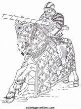 Imprimer Chevaliers Chevalier Coloriage Coloriages Coloring Les Dessin Adult Colorier Horse Books Gratuit Un Jeux Medieval Enfants Mandala Et Sur sketch template