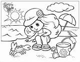 Coloring Pages Beach Kids Fisher Price Scene Getdrawings Getcolorings Absolutely Awesome Things sketch template
