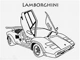 Disegni Macchine Colorare Lamborghini Macchina sketch template