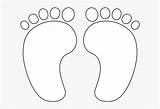 Feet Footprints Pngitem sketch template