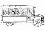 Autocar Autobus Magique Coloriages sketch template