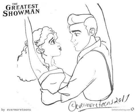 greatest showman anne wheeler coloring pages fan drawing art