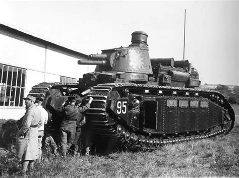 french char  touraine heavy tank   st bataillon de chars