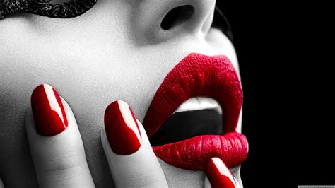wallpapers red lips wallpaper cave