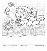 Scuba Kidzezone Diver Book sketch template
