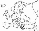 Europe Map Coloring Pages Continent Drawing Printable Colouring Countries European Color Getcolorings Getdrawings Around Continents Print Results Sketchite sketch template