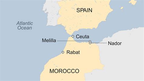 map  morocco  spain ucf spring break