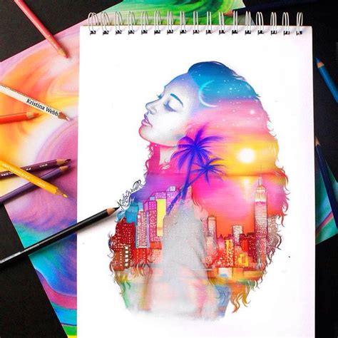 colorful drawing colorful drawings cool drawings creative drawing