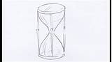 Drawing Hourglass Draw Sand Timer Drawings Line Sketch Template Paintingvalley sketch template