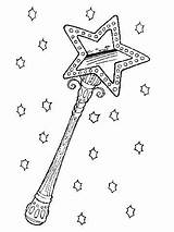 Coloring Pages Fairy Kids Princess Wands Printable Bhg sketch template