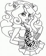 Monster High Coloring Pages Clawdeen Wolf Coloringkids Colouring Color Print Getcolorings Printable Baby Popular Monsters Ever After Wolves Kids Party sketch template