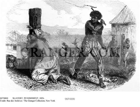 Image Of Slavery Punishment 1856 A Slave Girl Being