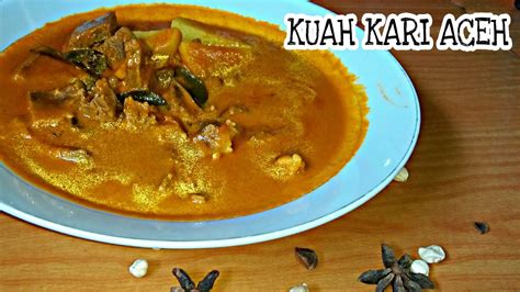 Resep Kuah Kari Aceh Youtube