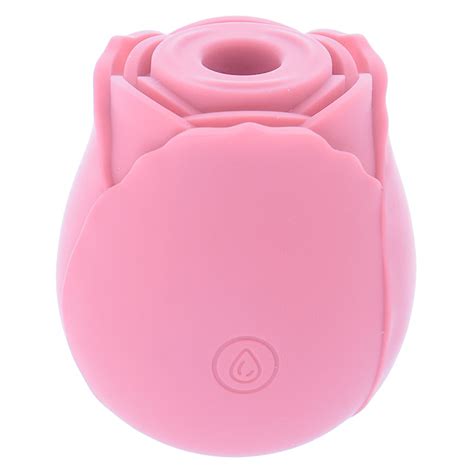 Pink Rose Suction Vibrator 7 Frequency Sucking Clit Massage Rose Toy