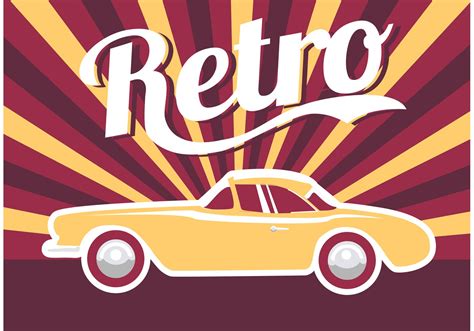 Poster Car Retro 83302 Download Free Vectors Clipart