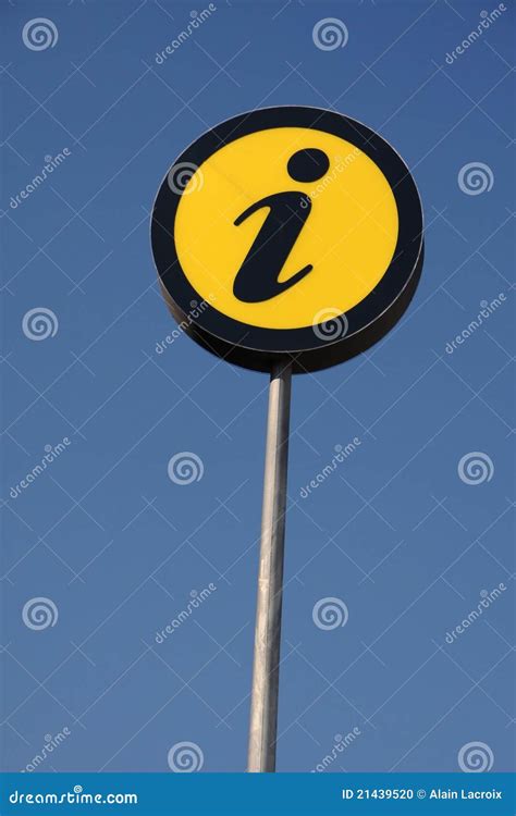 information sign stock photo image  blue communication