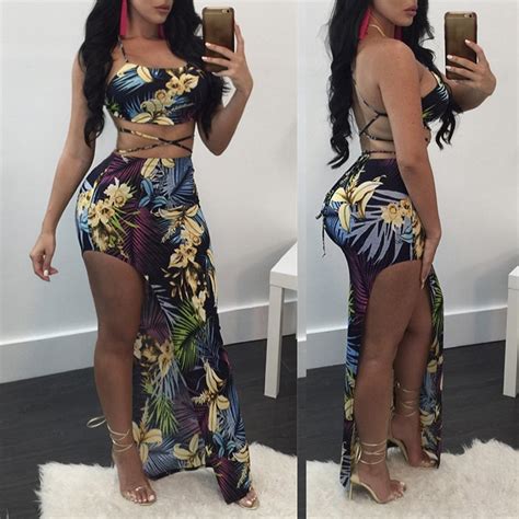 new sexy women clubwear spaghetti strap backless bandage crop top and