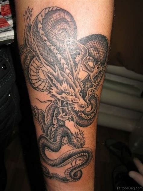67 Great Dragon Tattoos On Arm Tatouage Avant Bras Tatouage Dragon