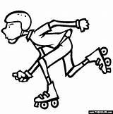 Roller Skating Drawing Skates Coloring Allen Iverson Skate Pages Getcolorings Getdrawings Funny School Color sketch template
