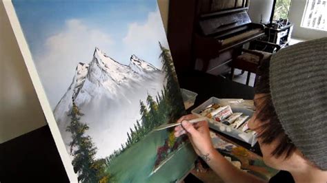 Bob Ross Style Painting Relaxation Hd Youtube