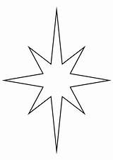 Star Christmas Coloring Pages Printable Templates Categories Childrencoloring sketch template