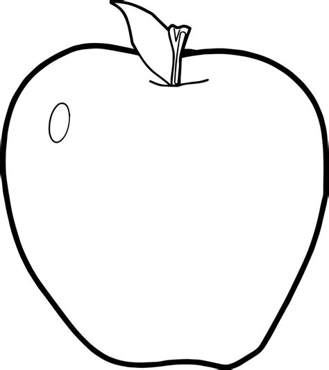 apple coloring pages wecoloringpagecom