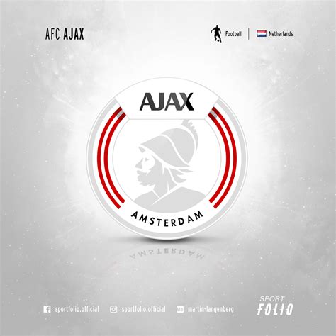 afc ajax logo redesign  behance