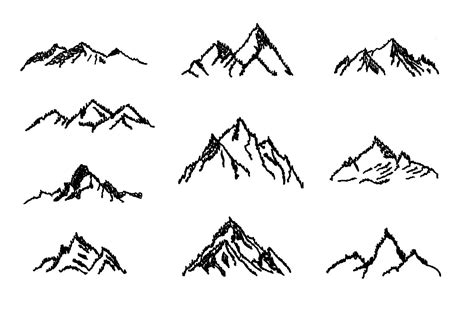 simple mountain drawing png transparent onlygfxcom