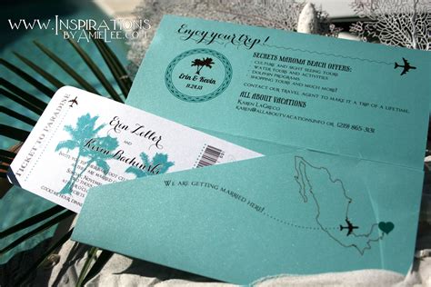 Destination Wedding Invitations Contact Personal Travel To