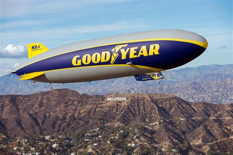 goodyear blimp named honorary member  college football hall  fame daily breeze