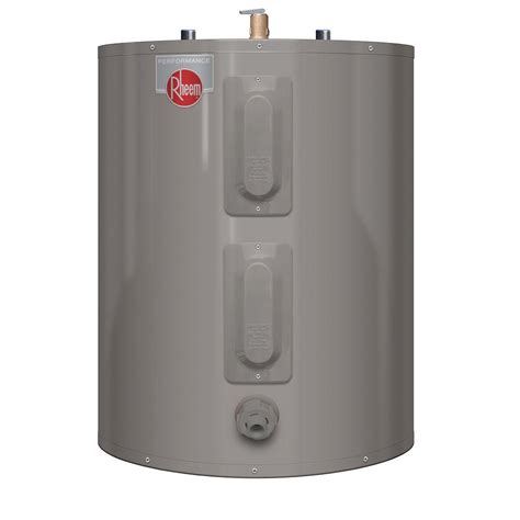 rheem performance  gal short  year  watt elements electric water heater