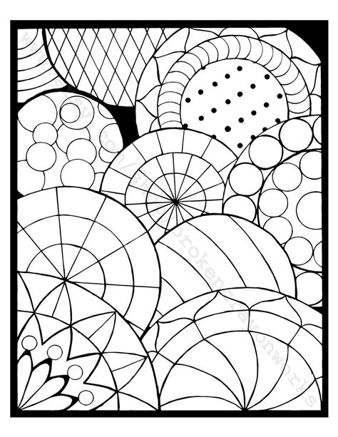 coloring page circles  etsy coloring pages cool coloring pages